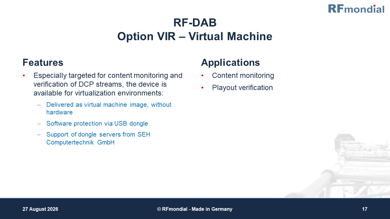 DAB Use Case Slide